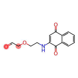 2-[(1,4-Dihydro-1,4-dioxonaphthalen)-2-ylamino]ethoxyacetaldehyde