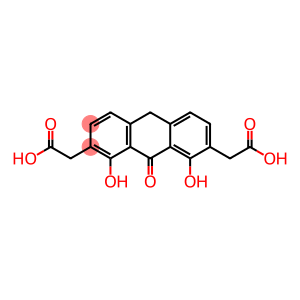 9,10-Dihydro-9-oxo-1,8-dihydroxyanthracene-2,7-bisacetic acid