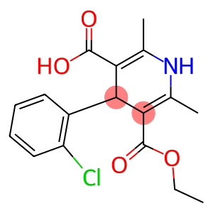 1,4-Dihydro-2,6-dimethyl-4-(2-chlorophenyl)pyridine-3,5-dicarboxylic acid 3-ethyl ester