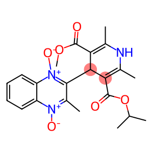 1,4-Dihydro-4-[[3-methylquinoxaline 1,4-dioxide]-2-yl]-2,6-dimethylpyridine-3,5-dicarboxylic acid 3-isopropyl 5-methyl ester