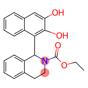 1-(2,3-Dihydroxy-1-naphtyl)-1,2,3,4-tetrahydroisoquinoline-2-carboxylic acid ethyl ester