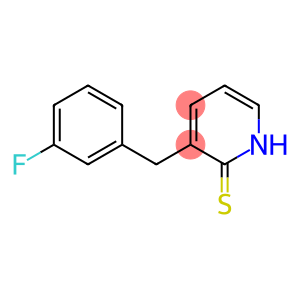 1,2-Dihydro-3-(3-fluorobenzyl)pyridine-2-thione