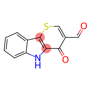 4,5-Dihydro-4-oxothiopyrano[3,2-b]indole-3-carbaldehyde