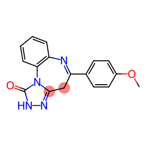 2,4-Dihydro-5-(4-methoxyphenyl)-1H-[1,2,4]triazolo[4,3-a][1,5]benzodiazepin-1-one