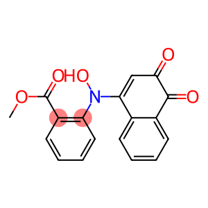 2-[(3,4-Dihydro-3,4-dioxonaphthalen)-1-ylhydroxyamino]benzoic acid methyl ester