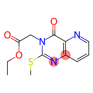 3,4-Dihydro-2-methylthio-4-oxopyrido[3,2-d]pyrimidine-3-acetic acid ethyl ester