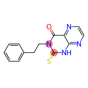 1,2-Dihydro-3-(2-phenylethyl)-2-thioxopteridin-4(3H)-one