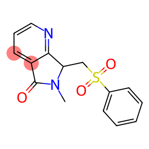 6,7-Dihydro-6-methyl-7-[(phenylsulfonyl)methyl]-5H-pyrrolo[3,4-b]pyridin-5-one