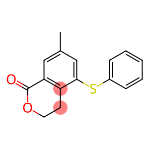 3,4-Dihydro-7-methyl-5-phenylthio-1H-2-benzopyran-1-one