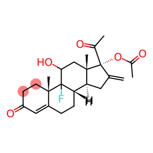 11,17-Dihydroxy-9-fluoro-16-methylenepregn-4-ene-3,20-dione 17-acetate