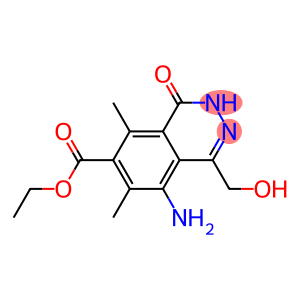 1,2-Dihydro-1-oxo-4-(hydroxymethyl)-5-amino-6,8-dimethylphthalazine-7-carboxylic acid ethyl ester