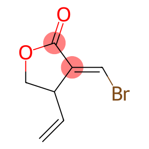 4,5-Dihydro-3-bromomethylene-4-ethenylfuran-2(3H)-one