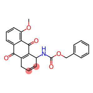 1,4-Dihydro-1-(benzyloxycarbonylamino)-8-methoxy-9,10-anthraquinone