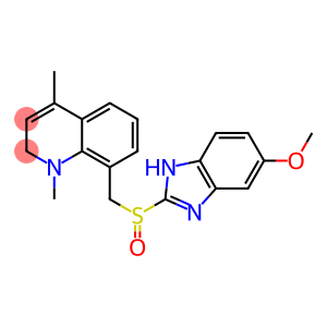 1,2-Dihydro-1,4-dimethyl-8-[(5-methoxy-1H-benzimidazol-2-yl)sulfinylmethyl]quinoline