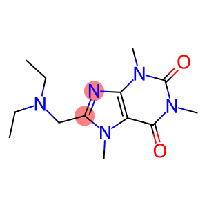 3,7-Dihydro-1,3,7-trimethyl-8-diethylaminomethyl-1H-purine-2,6-dione