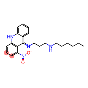 9,10-Dihydro-1-nitro-9-[[3-(hexylamino)propyl]imino]acridine