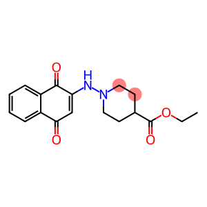 1-[(1,4-Dihydro-1,4-dioxonaphthalen)-2-ylamino]piperidine-4-carboxylic acid ethyl ester