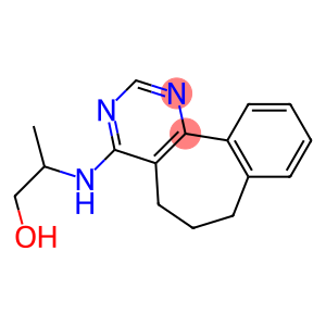 6,7-Dihydro-4-(2-hydroxy-1-methylethylamino)-5H-benzo[6,7]cyclohepta[1,2-d]pyrimidine