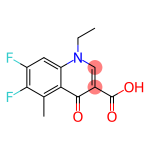 1,4-Dihydro-1-ethyl-5-methyl-4-oxo-6,7-difluoroquinoline-3-carboxylic acid