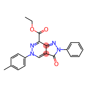 [3,5-Dihydro-5-(4-methylphenyl)-3-oxo-2-phenyl-2H-pyrazolo[3,4-d]pyridazine]-7-carboxylic acid ethyl ester