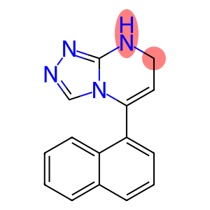 7,8-Dihydro-5-(1-naphtyl)-1,2,4-triazolo[4,3-a]pyrimidine