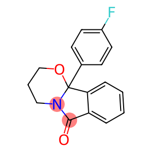 3,4-Dihydro-10b-(4-fluorophenyl)-2H-[1,3]oxazino[2,3-a]isoindol-6(10bH)-one