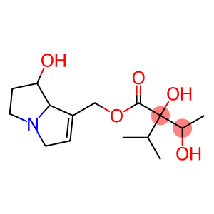 2,3-Dihydroxy-2-isopropylbutanoic acid (5,6,7,7a-tetrahydro-7-hydroxy-3H-pyrrolizin)-1-ylmethyl ester