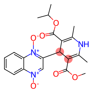 1,4-Dihydro-4-[[quinoxaline 1,4-dioxide]-2-yl]-2,6-dimethylpyridine-3,5-dicarboxylic acid 3-methyl 5-isopropyl ester