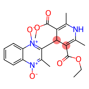 1,4-Dihydro-4-[[3-methylquinoxaline 1,4-dioxide]-2-yl]-2,6-dimethylpyridine-3,5-dicarboxylic acid 3-ethyl 5-methyl ester