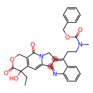 4,12-Dihydro-11-[2-[N-(benzyloxycarbonyl)methylamino]ethyl]-4-ethyl-4-hydroxy-1H-pyrano[3',4':6,7]indolizino[1,2-b]quinoline-3,14-dione