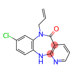 6,11-Dihydro-8-chloro-6-(2-propenyl)-5H-pyrido[2,3-b][1,5]benzodiazepin-5-one