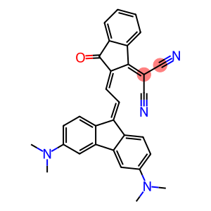 [[2,3-Dihydro-3-oxo-2-[2-[3,6-bis(dimethylamino)-9H-fluoren-9-ylidene]ethylidene]-1H-inden]-1-ylidene]malononitrile