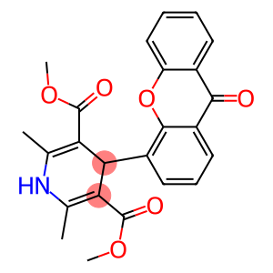 1,4-Dihydro-2,6-dimethyl-4-(9-oxo-9H-xanthen-4-yl)pyridine-3,5-dicarboxylic acid dimethyl ester