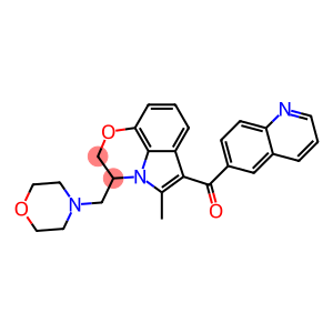 2,3-Dihydro-5-methyl-6-(6-quinolinylcarbonyl)-3-morpholinomethylpyrrolo[1,2,3-de]-1,4-benzoxazine