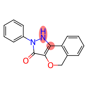 1,5-Dihydro-2-(phenyl)[2]benzopyrano[4,3-c]pyrazol-3(2H)-one