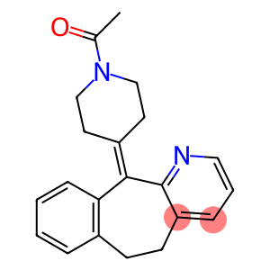 5,6-Dihydro-11-(1-acetyl-4-piperidinylidene)-11H-benzo[5,6]cyclohepta[1,2-b]pyridine