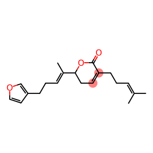 5,6-Dihydro-3-(4-methyl-3-pentenyl)-6-[1-methyl-4-(3-furanyl)-1-butenyl]-2H-pyran-2-one