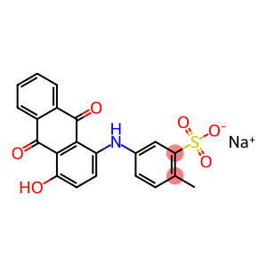 5-[(9,10-Dihydro-9,10-dioxo-4-hydroxyanthracen-1-yl)amino]-2-methylbenzenesulfonic acid sodium salt