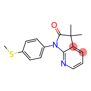 1,3-Dihydro-3,3-dimethyl-1-(4-methylthiophenyl)-2H-pyrrolo[2,3-b]pyridin-2-one