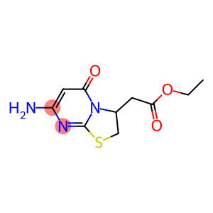 2,3-Dihydro-7-amino-5-oxo-5H-thiazolo[3,2-a]pyrimidine-3-acetic acid ethyl ester