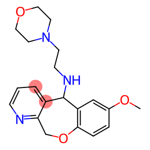 5,11-Dihydro-5-(2-morpholinoethylamino)-7-methoxy[1]benzoxepino[3,4-b]pyridine