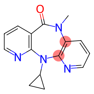 5,11-Dihydro-11-cyclopropyl-5-methyl-6H-dipyrido[3,2-b:2',3'-e][1,4]diazepin-6-one