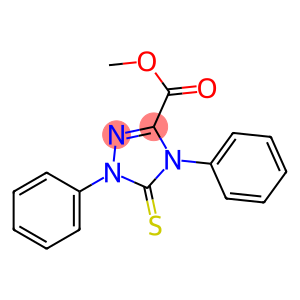 4,5-Dihydro-5-thioxo-1,4-diphenyl-1H-1,2,4-triazole-3-carboxylic acid methyl ester