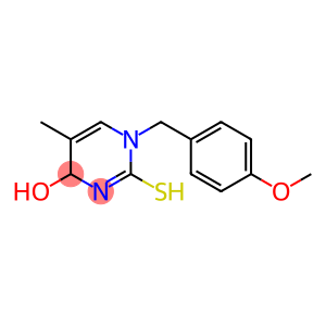 1,4-Dihydro-2-mercapto-5-methyl-1-(4-methoxybenzyl)pyrimidin-4-ol