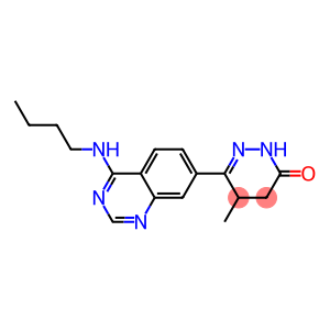 4,5-Dihydro-5-methyl-6-(4-butylaminoquinazolin-7-yl)pyridazin-3(2H)-one