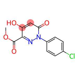 1,6-Dihydro-4-hydroxy-6-oxo-1-(4-chlorophenyl)pyridazine-3-carboxylic acid methyl ester