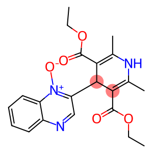 1,4-Dihydro-4-[[quinoxaline 1-oxide]-2-yl]-2,6-dimethylpyridine-3,5-dicarboxylic acid diethyl ester