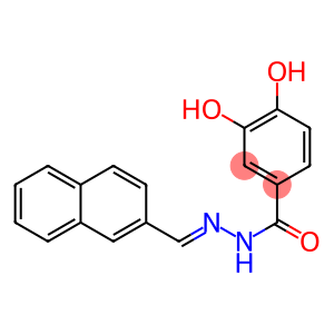 3,4-dihydroxy-N'-[(E)-2-naphthylmethylidene]benzohydrazide