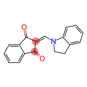 2-(2,3-dihydro-1H-indol-1-ylmethylene)-1H-indene-1,3(2H)-dione