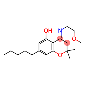 3,4-Dihydro-2,2-dimethyl-4-[2-methoxyethylimino]-7-pentyl-2H-1-benzopyran-5-ol